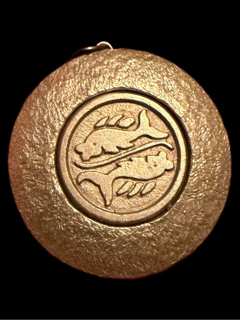 Vintage Pewter Pisces Pendant